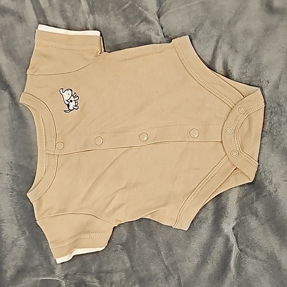 F 3 premie onesies green yellow tan - Picture 3 of 8